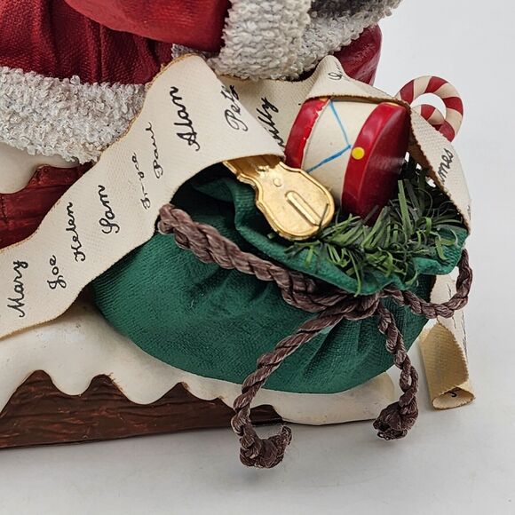 Clothtique Possible Dreams Santa's New List Computer Laptop Who's Naughty Nice - Picture 12 of 14